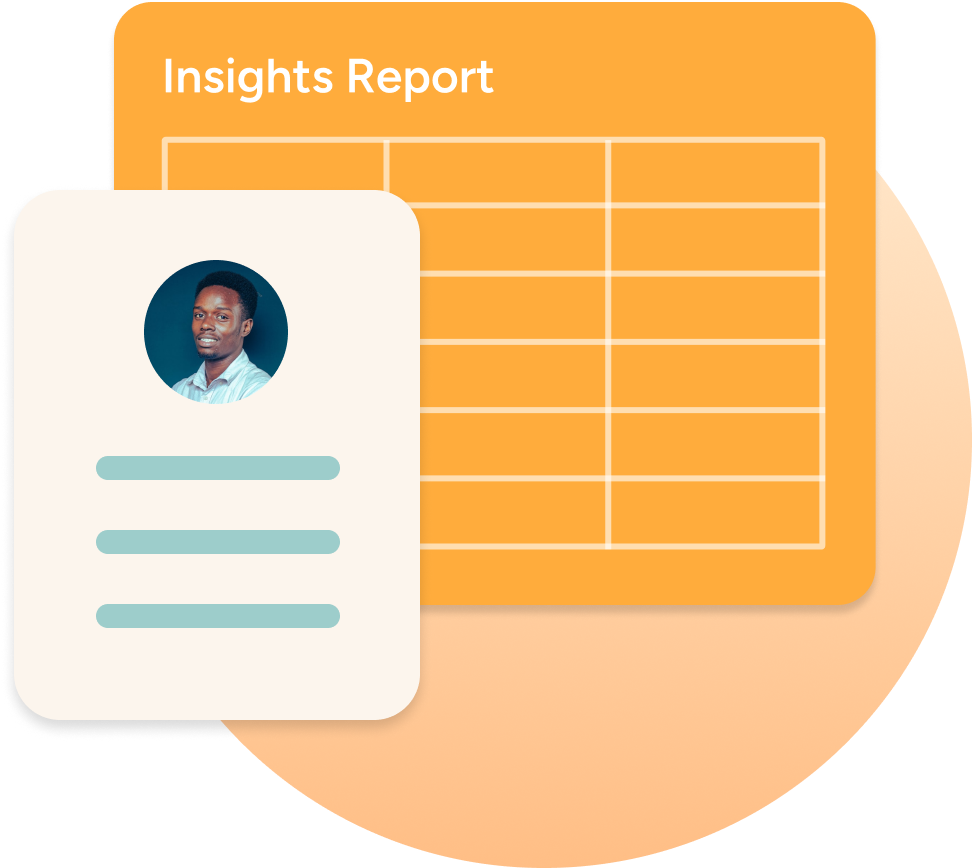 GoldeN reporting dashboard displaying employee volunteer impact metrics and automated insights for corporate social responsibility tracking